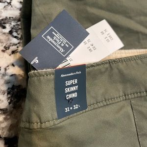 Mens pine green chinos